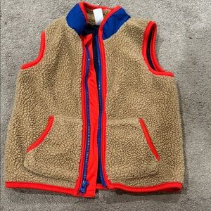 Old Navy Tan and Blue Kids Vest